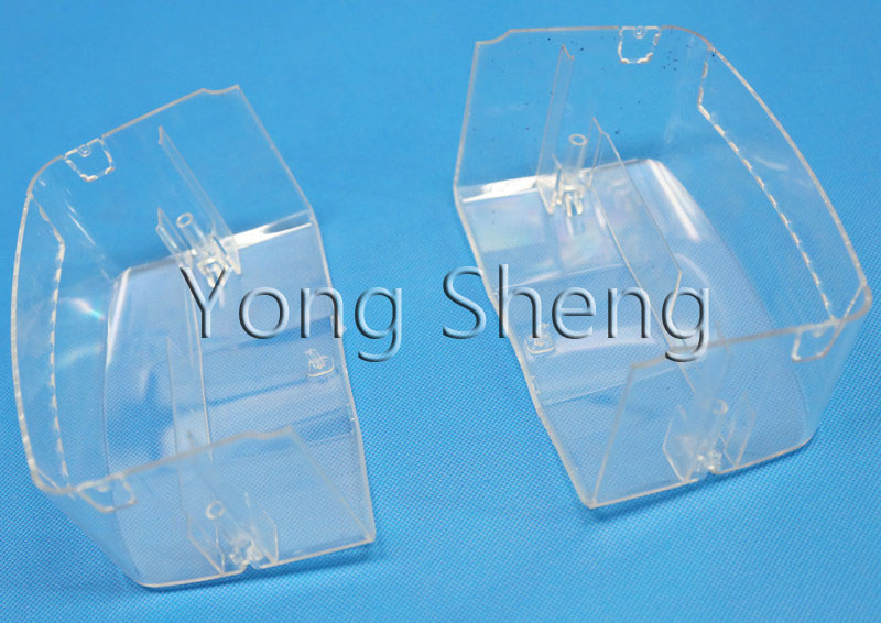Transparent plastic parts